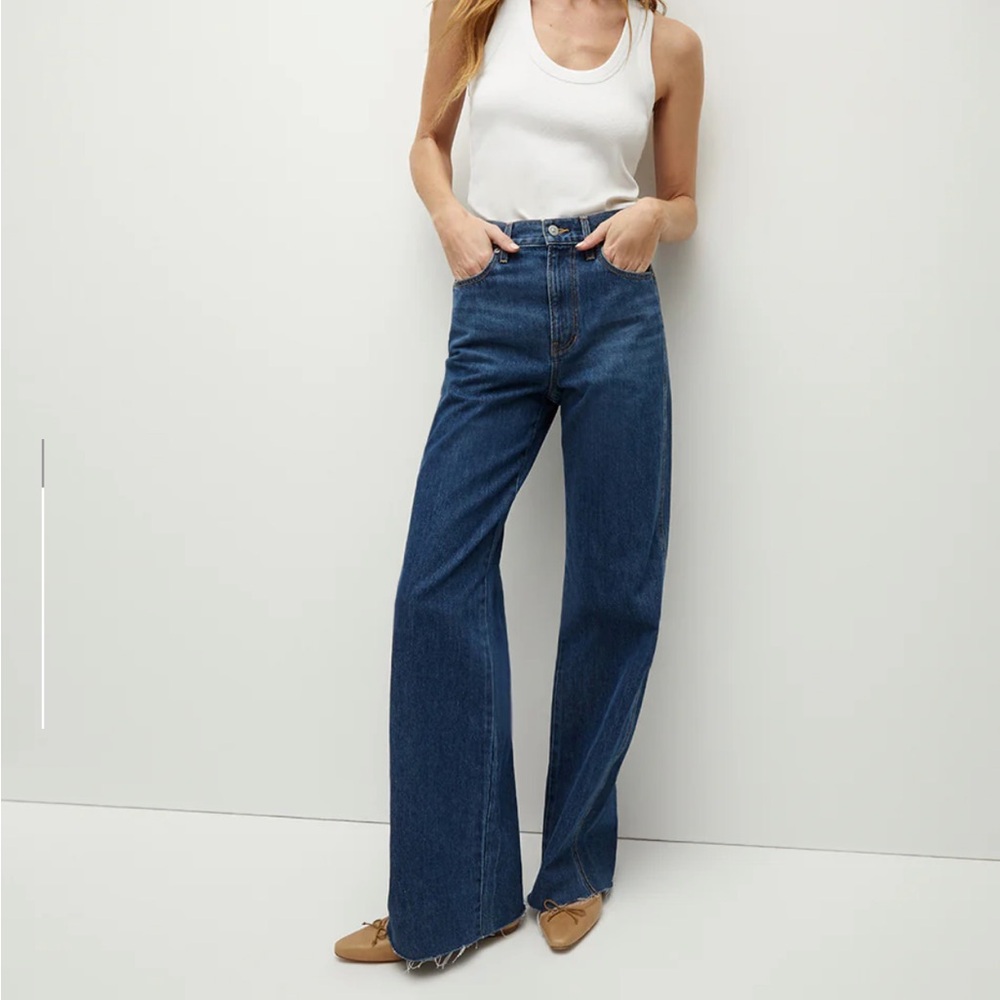 Veronica Beard Taylor Relaxed High Rise Jeans